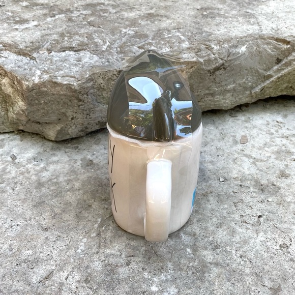 Rae Dunn DADDY SHARK Ceramic Topper Mug - Picture 3 of 6